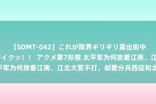 【SDMT-042】これが限界ギリギリ露出街中潮吹き アクメ自転車がイクッ！！ アクメ第7形態 太平军为何放着江南、江北大营不打，却要分兵西征和北伐呢？