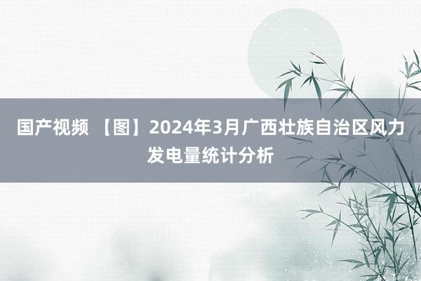 国产视频 【图】2024年3月广西壮族自治区风力发电量统计分析