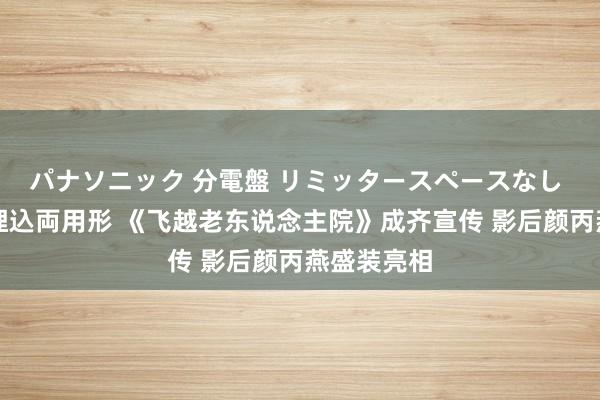 パナソニック 分電盤 リミッタースペースなし 露出・半埋込両用形 《飞越老东说念主院》成齐宣传 影后颜丙燕盛装亮相